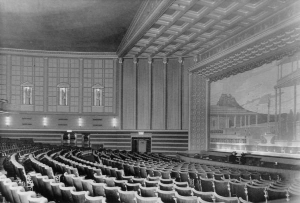 Original front stalls and proscenium