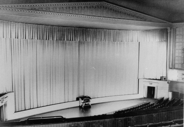 Proscenium after the 1960s remodelling