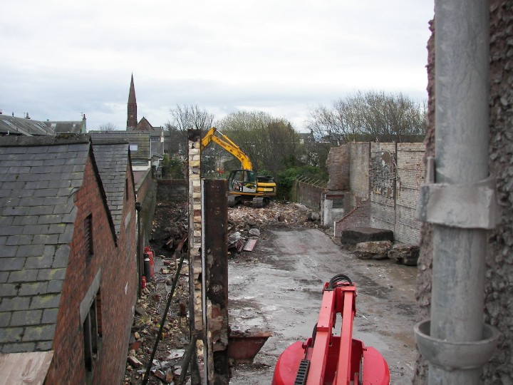 Demolition of the Picture House, Troon