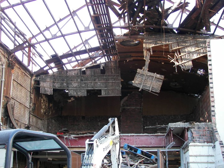 Demolition of the Picture House, Troon
