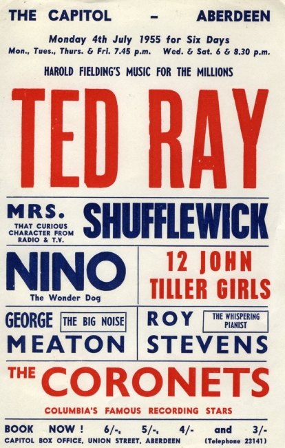 Capitol playbill, 1955